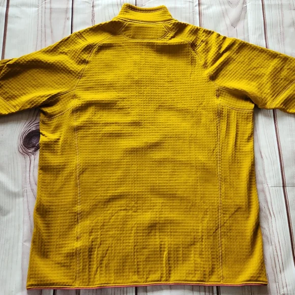 NWT Patagonia "R1 Fleece Pullover" 1/4 Zip Jacket Cosmic Gold | Men's Size 3XL - Picture 4 of 10